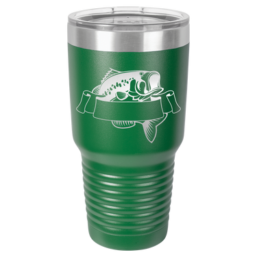 Personalized Fishing 30oz Ringneck Tumbler